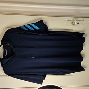 Men's Adidas Basketball Club Navy Pullover Hoodie- XL